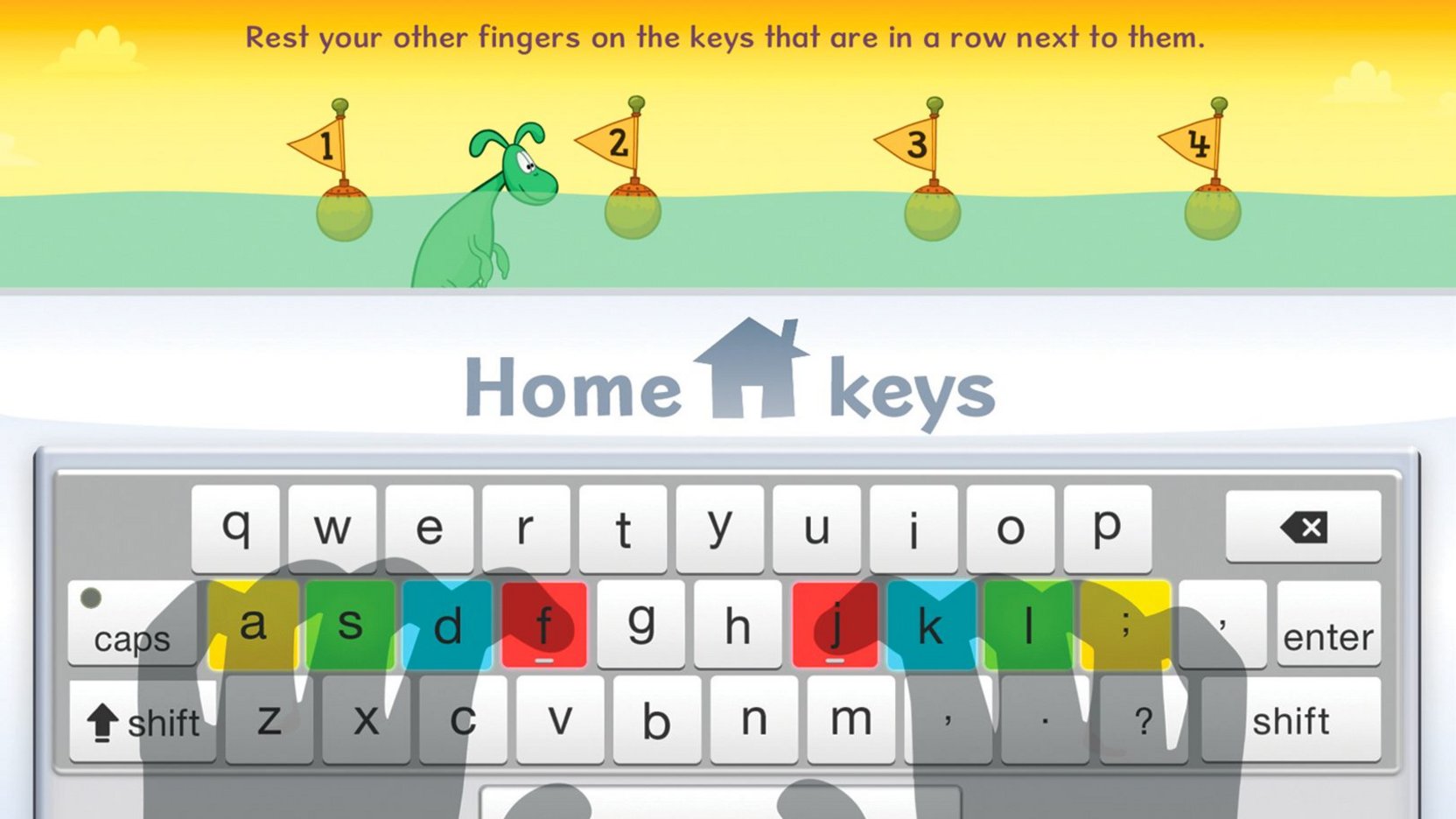 Nessy Fingers Touch Typing