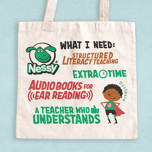Dyslexia Awareness Tote Bag