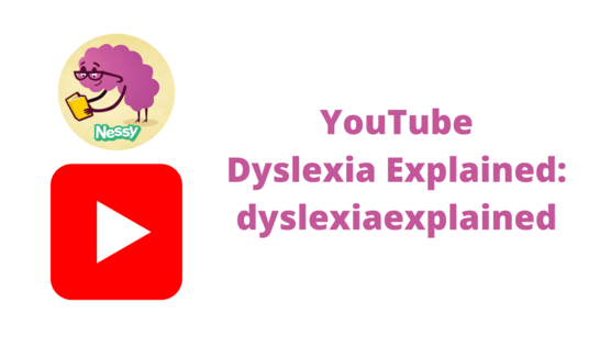 Logo for Nessy’s “Dyslexia Explained” channel on YouTube.