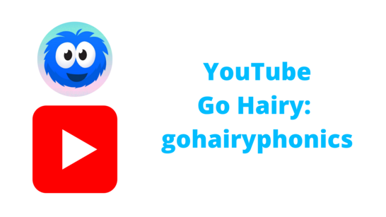 Logo for Nessy’s “Go Hairy” channel on YouTube.